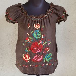 Anthropologie Hazel Hazel...Peasant Top